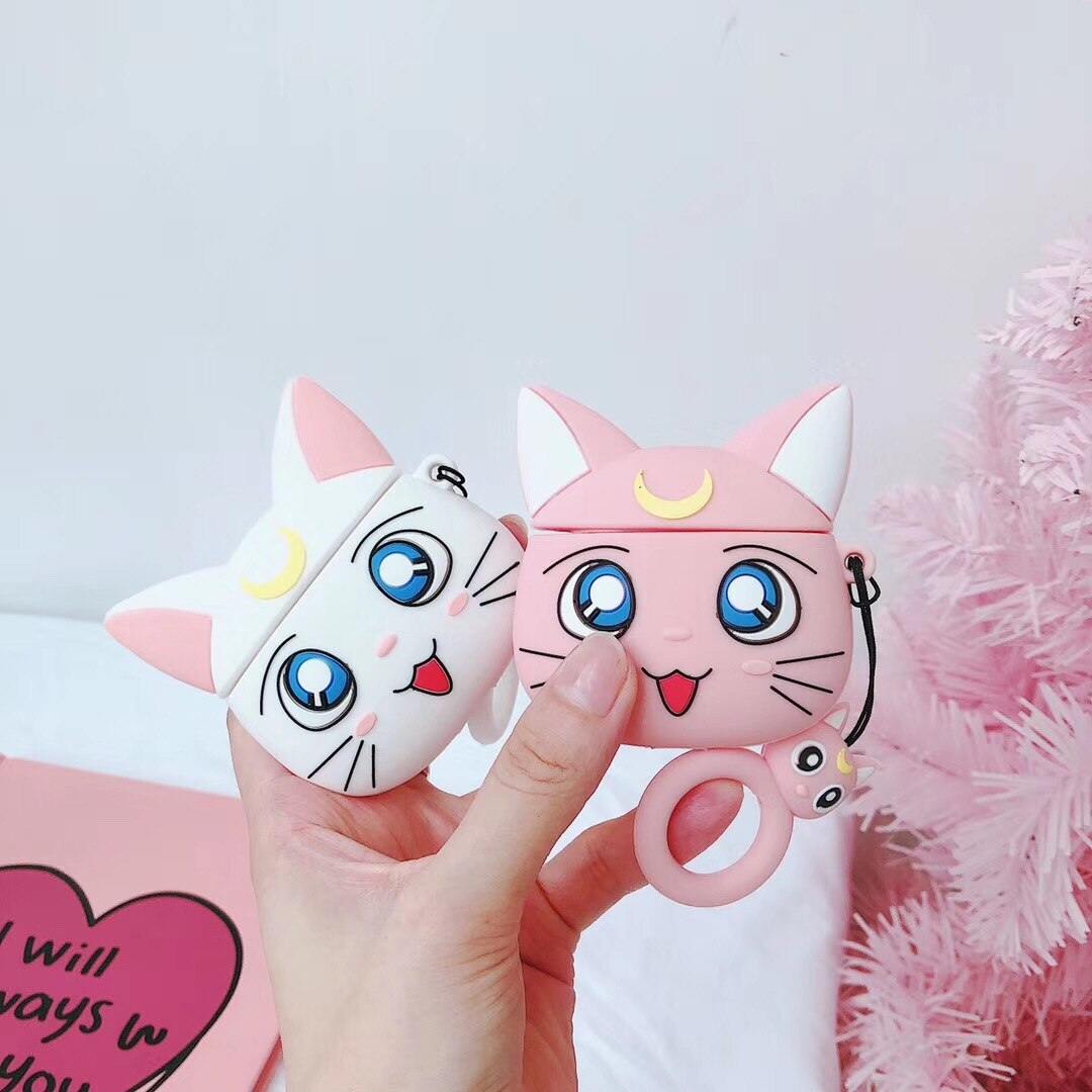 Sailor moon Cat Airpod Case