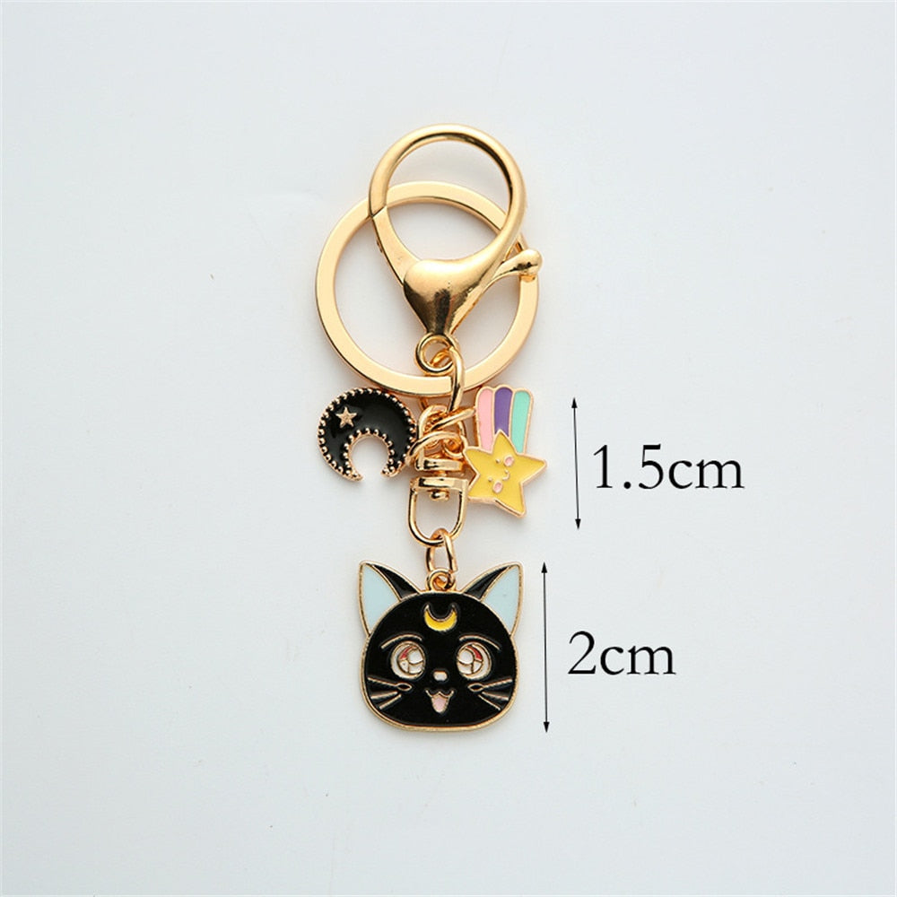 Sailor moon Cat Keychain