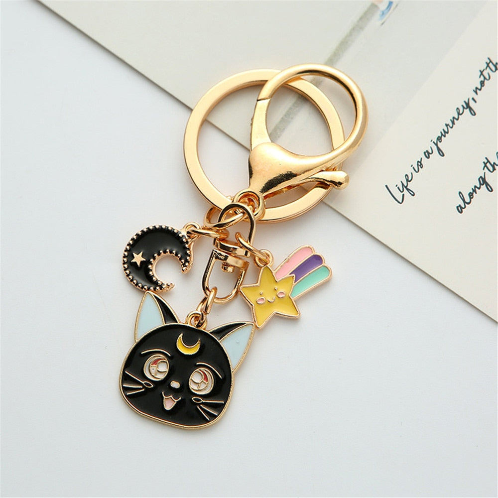 Sailor moon Cat Keychain