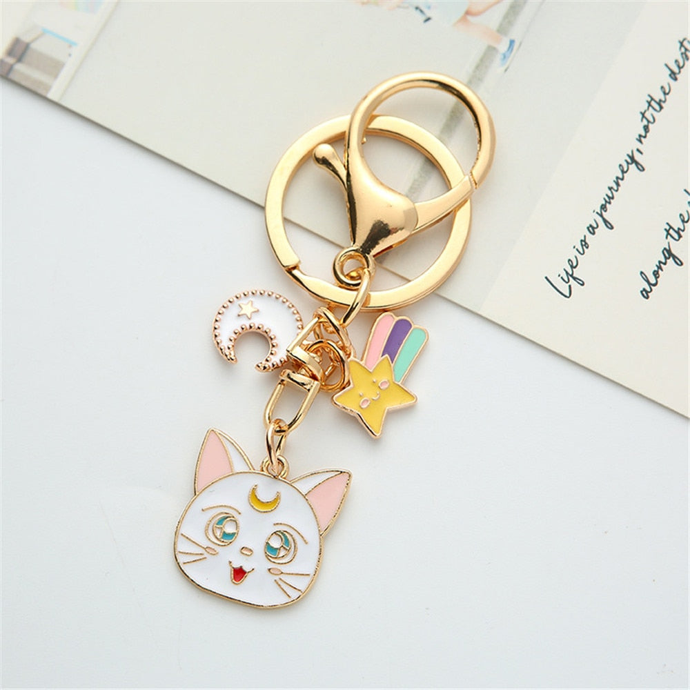 Sailor moon Cat Keychain