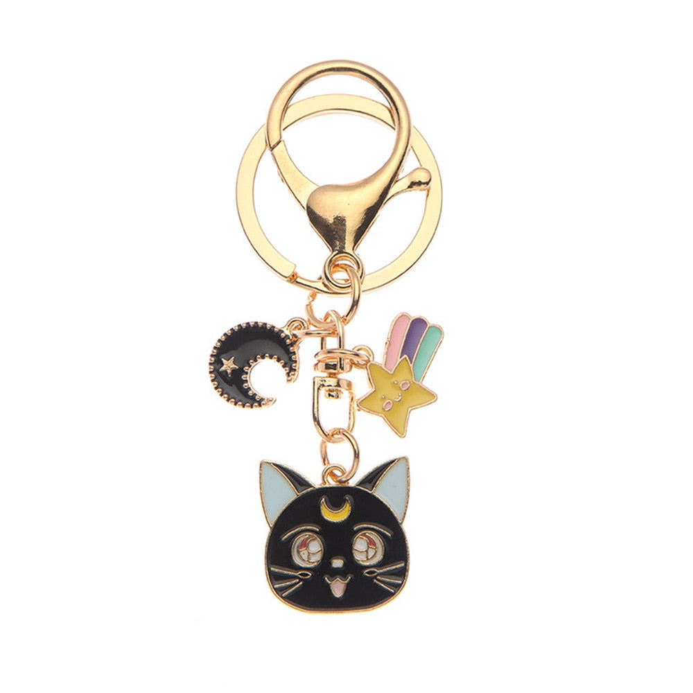 Sailor moon Cat Keychain
