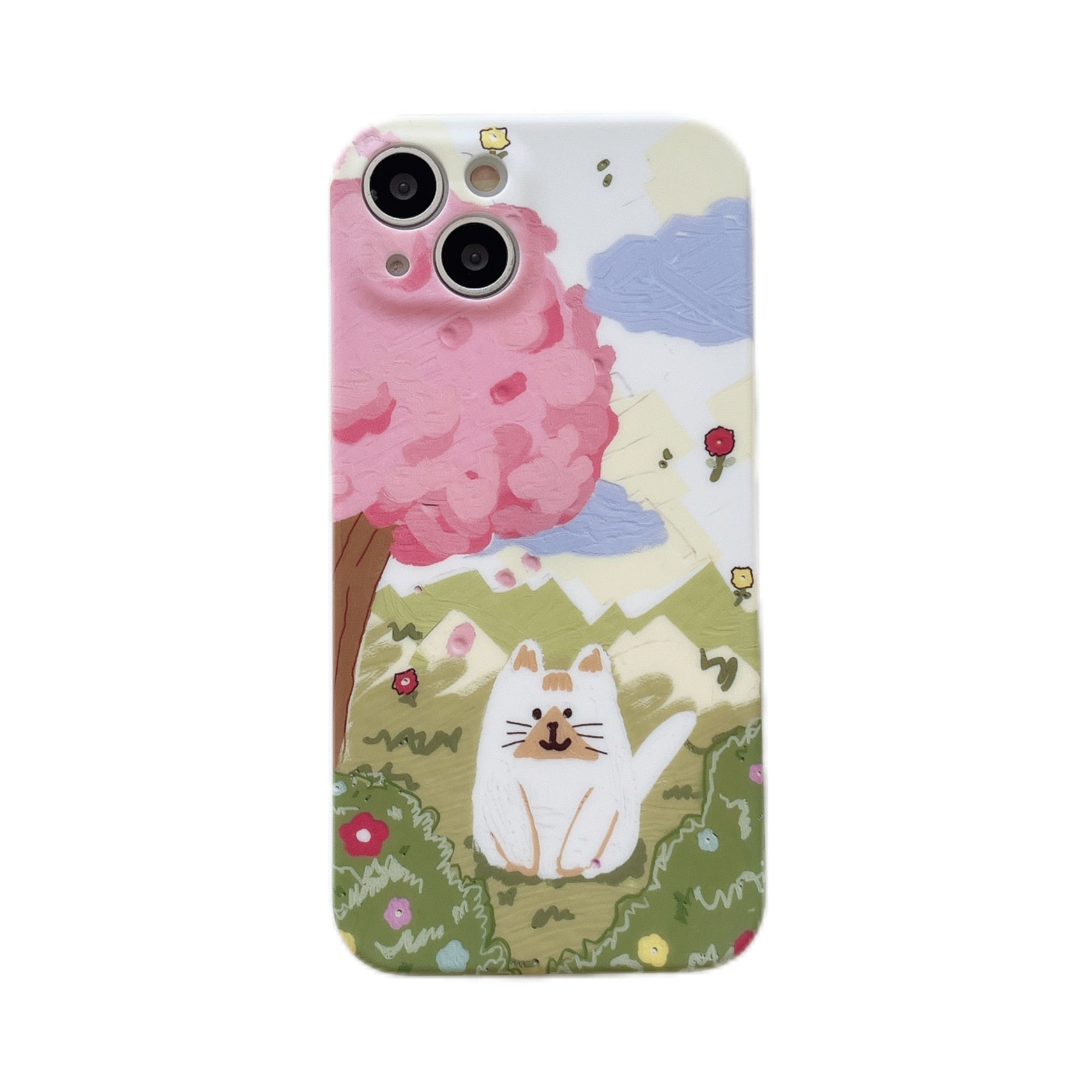 Sakura Cat iPhone Case
