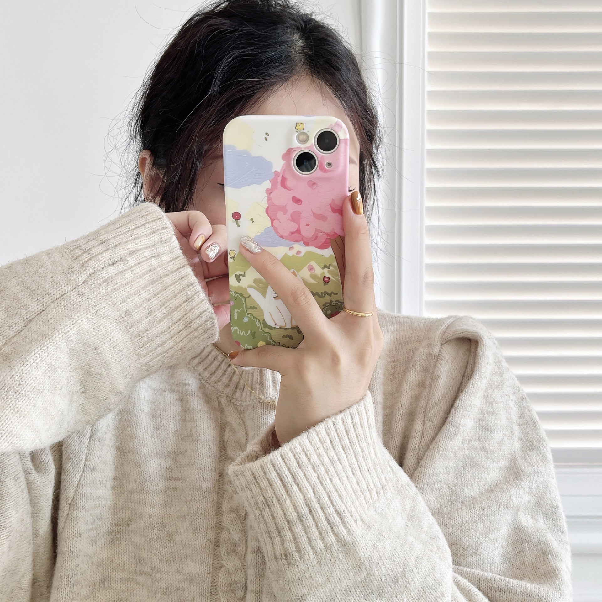 Sakura Cat iPhone Case