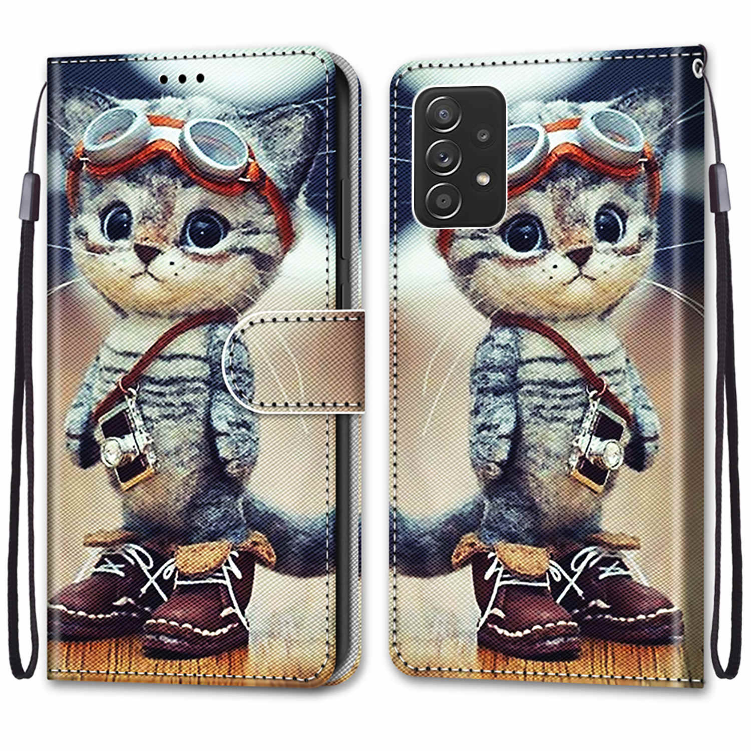 Samsung s22 Cat Flip Phone Case