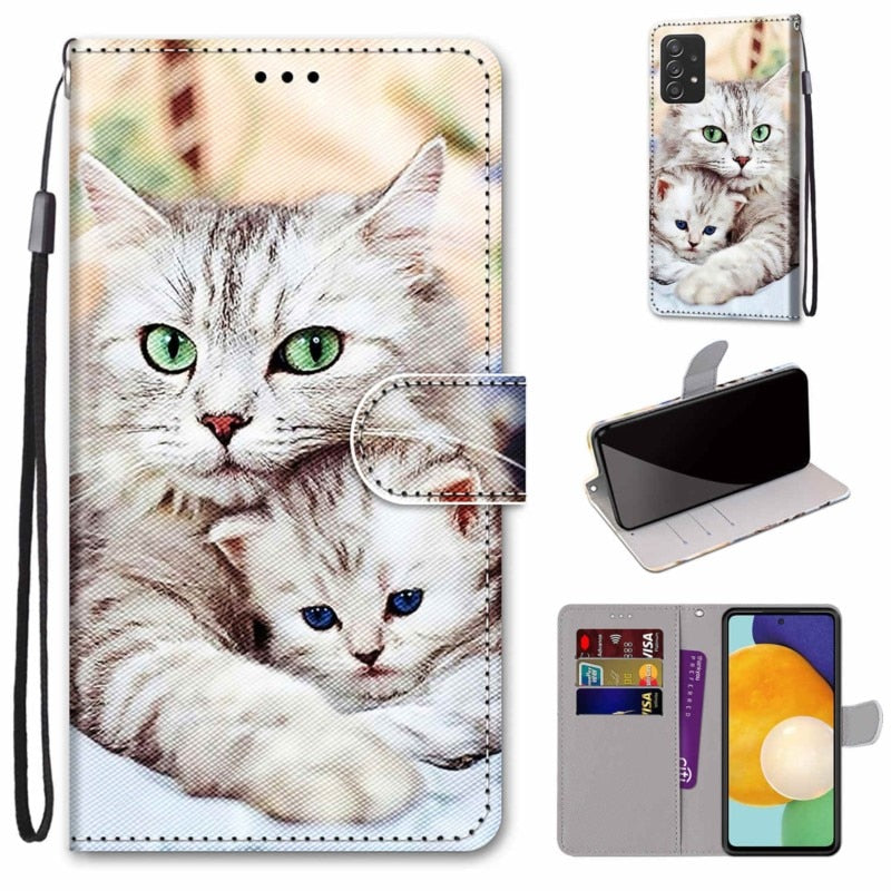 Samsung s22 Cat Flip Phone Case