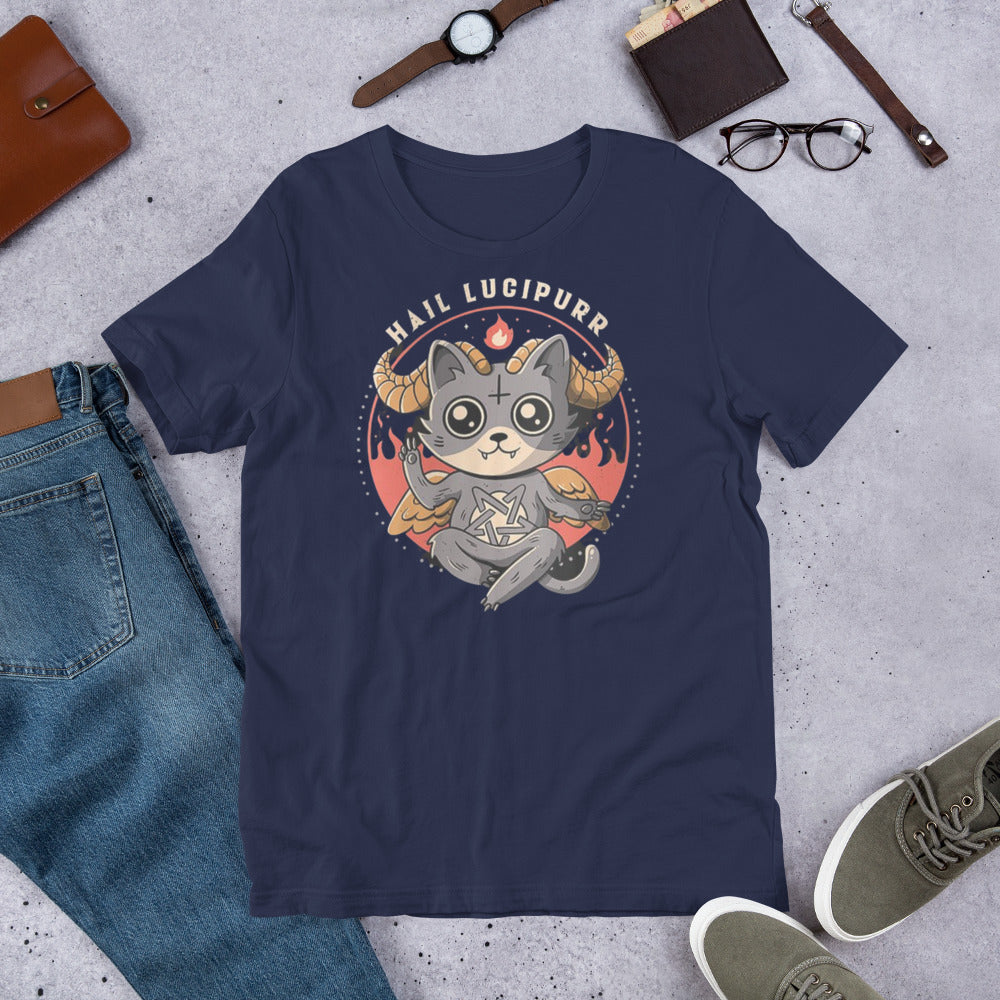 Satanic cat shirt