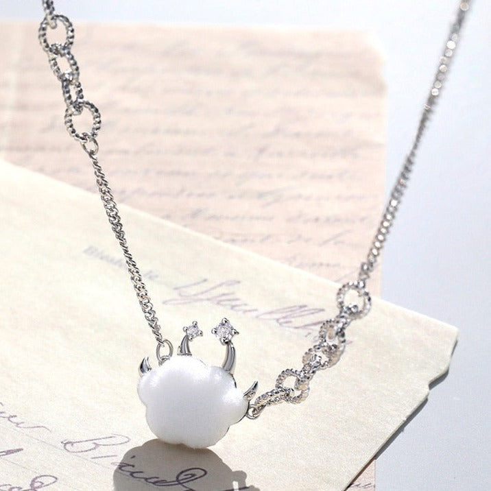 Scaredy Cat Paw Necklace