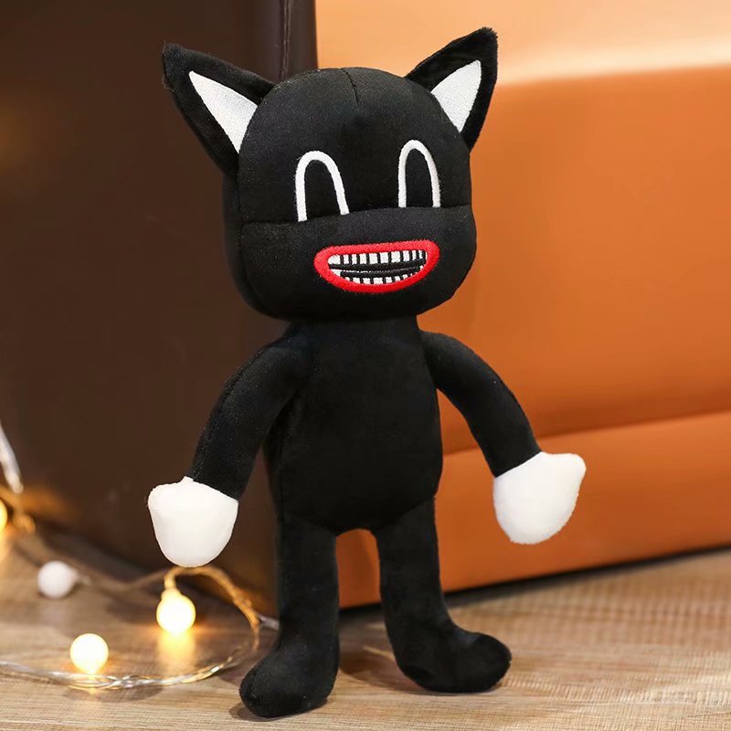 Scary cat plush