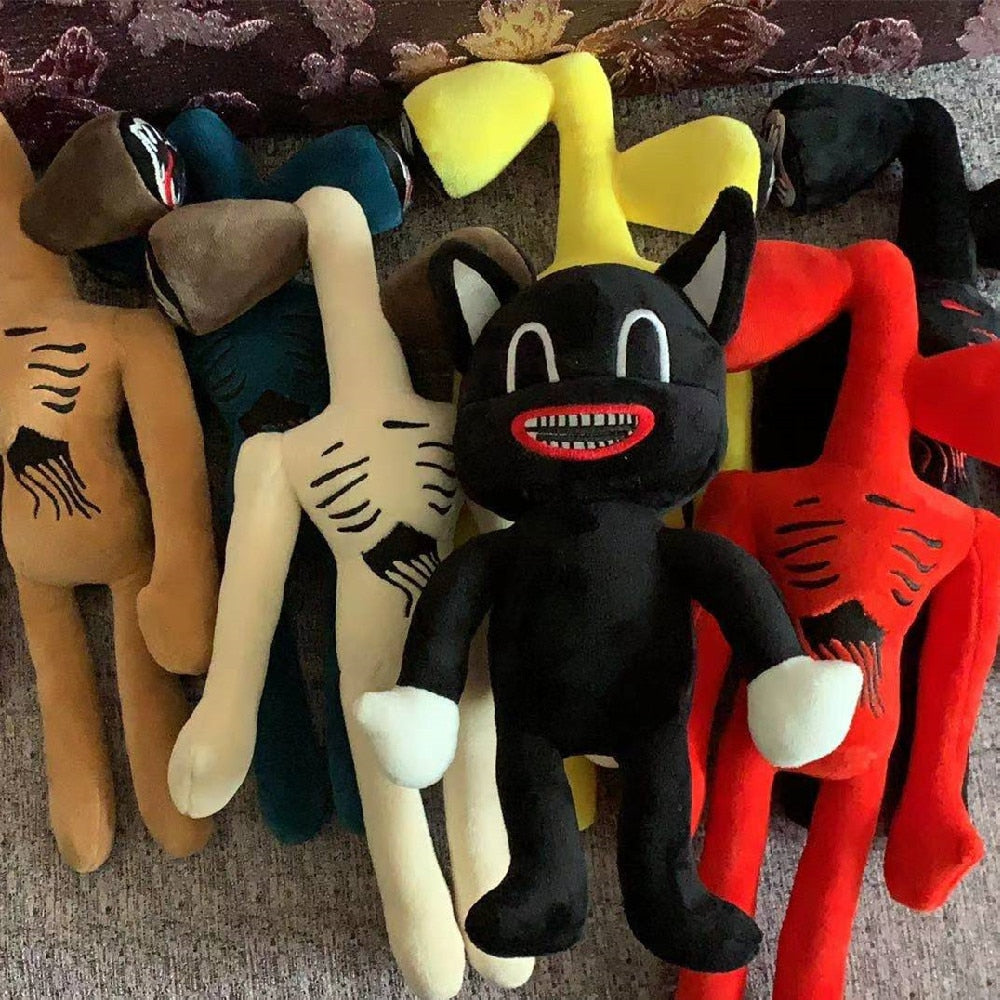 Scary cat plush