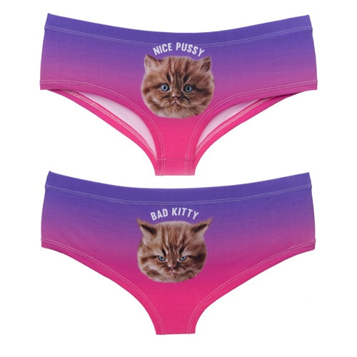 Sexy panties with cat