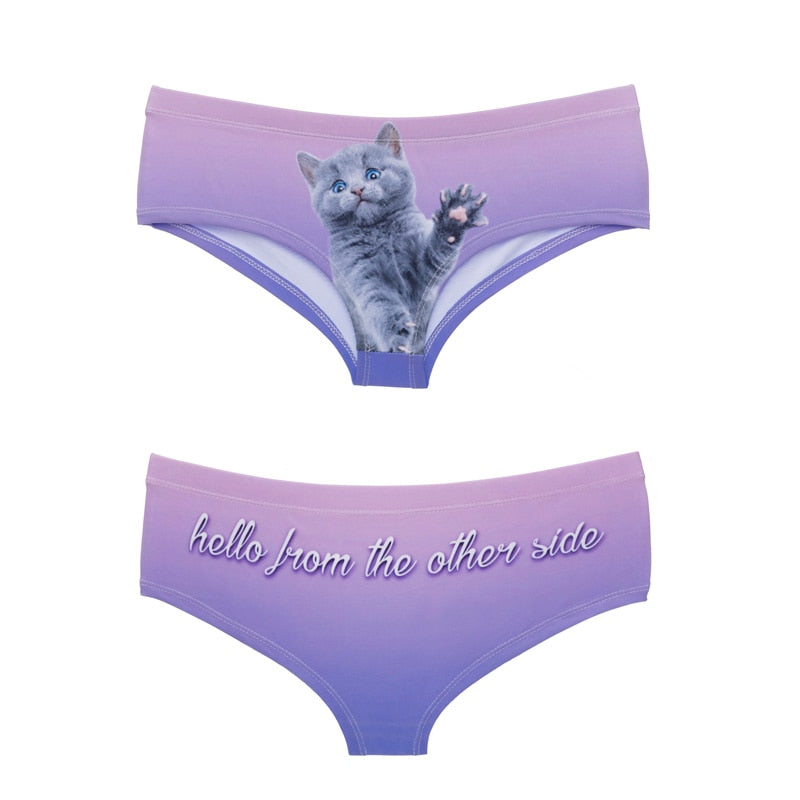 Sexy panties with cat