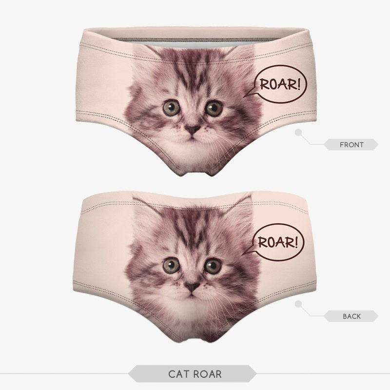 Sexy panties with cat