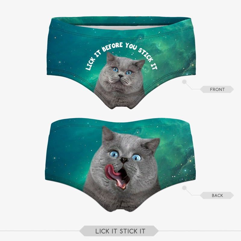 Sexy panties with cat