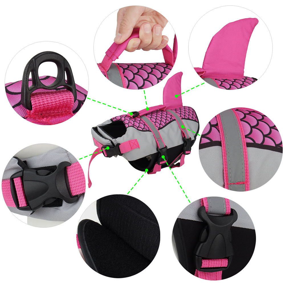 Shark Life Jacket for Cat