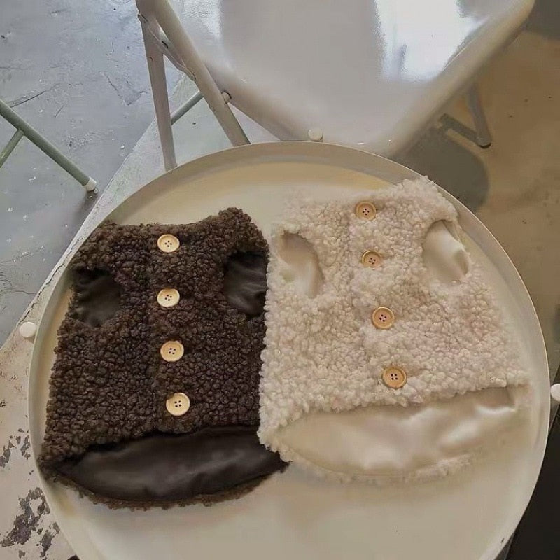 Sherpa Jacket Clothes for Cats
