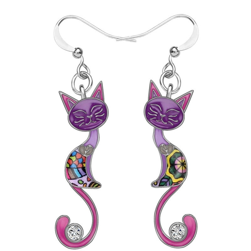 Siamese Cat Earrings