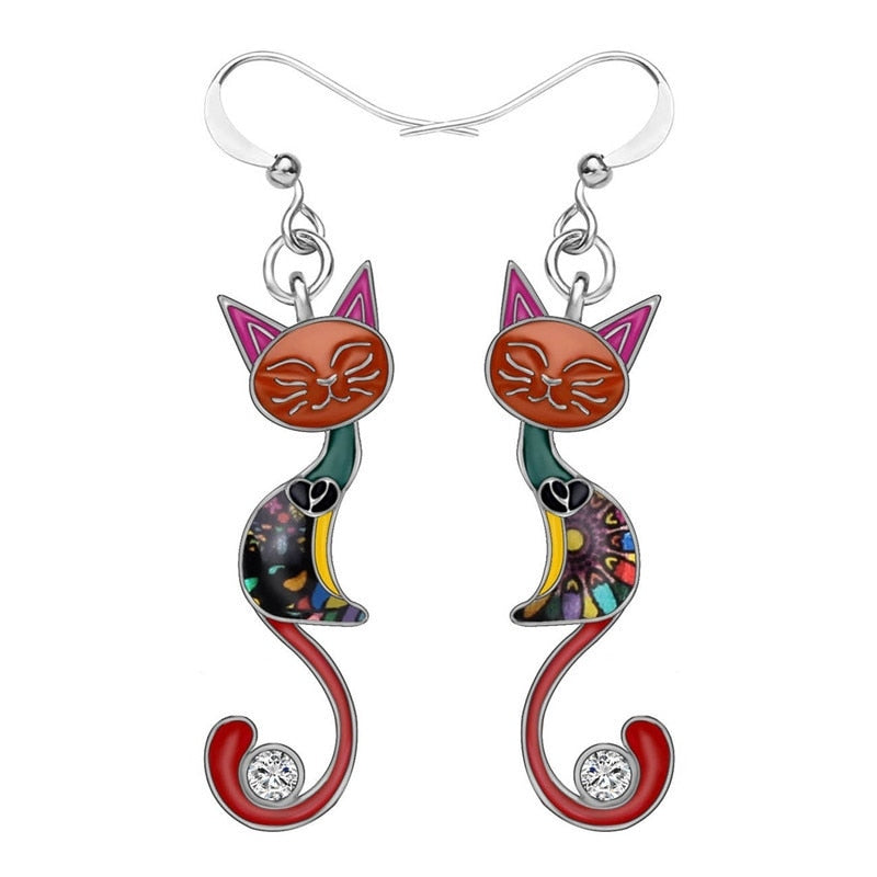 Siamese Cat Earrings