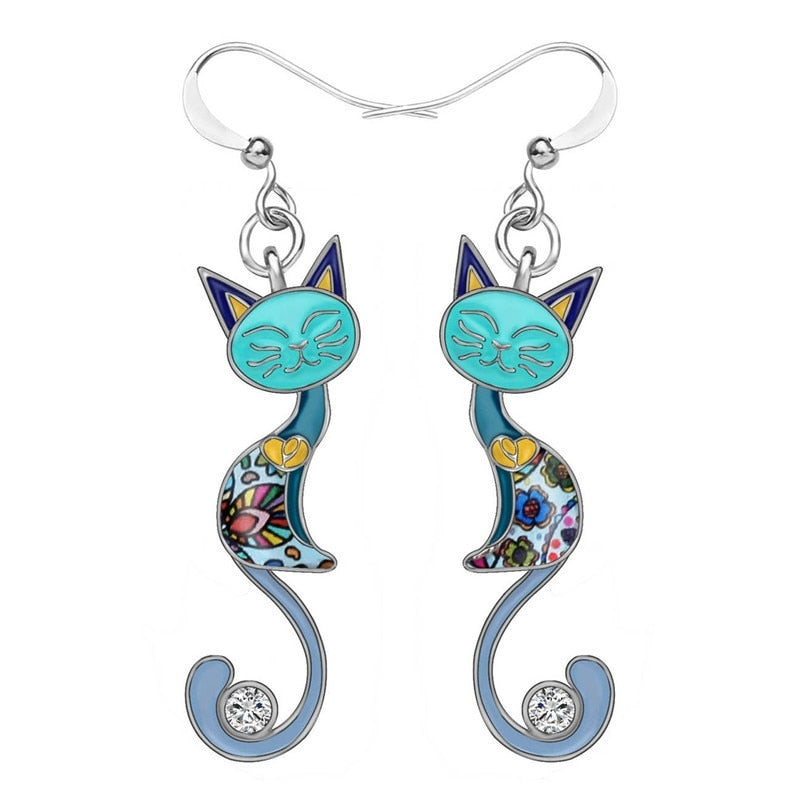 Siamese Cat Earrings