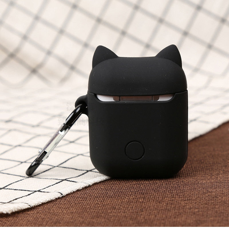 Silicone Cat Airpod Case