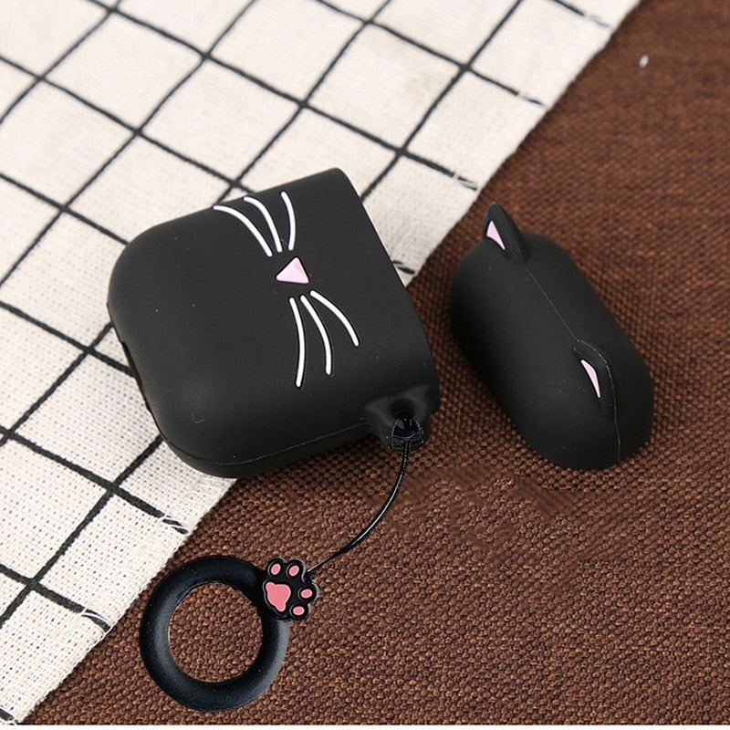 Silicone Cat Airpod Case