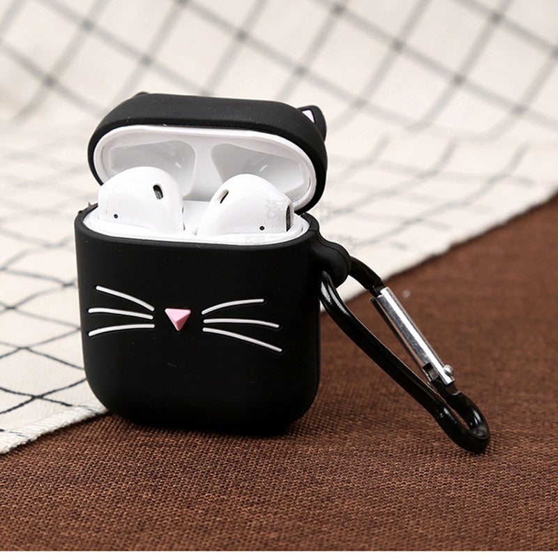 Silicone Cat Airpod Case