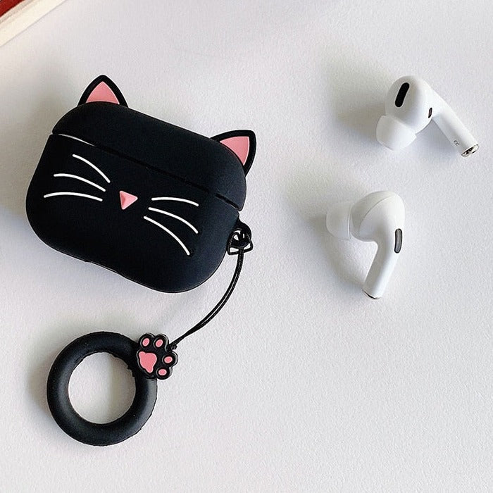 Silicone Cat Airpod Case