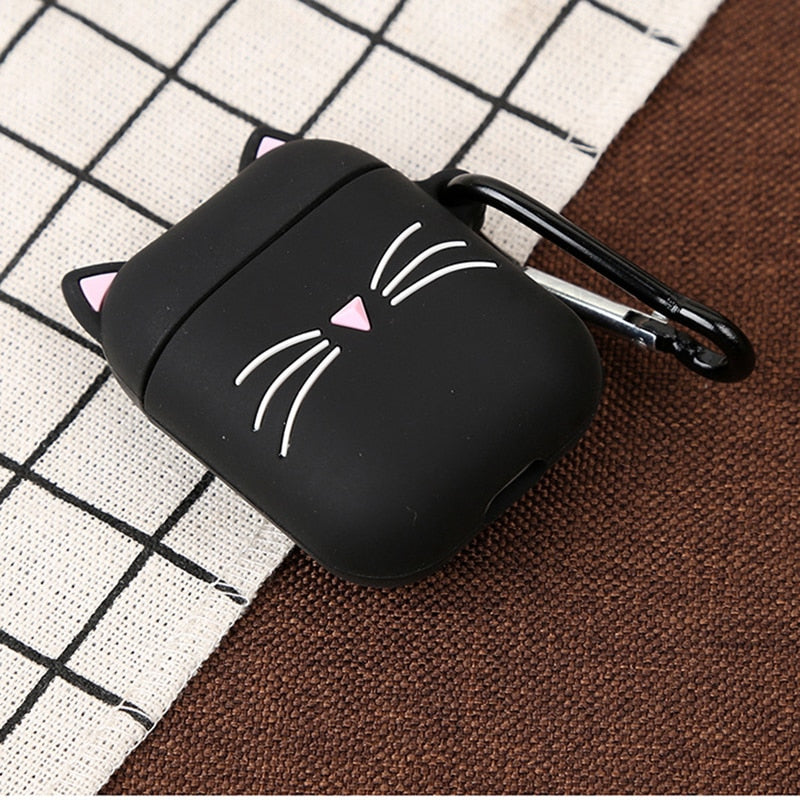 Silicone Cat Airpod Case