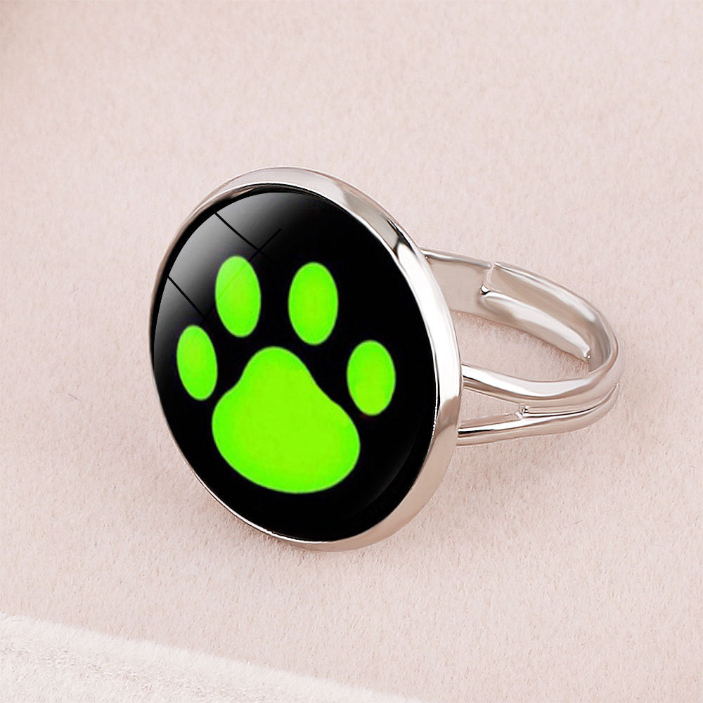 Silver Cat Noir Ring