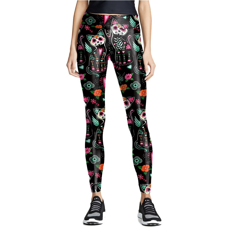 Skeleton Cat Leggings