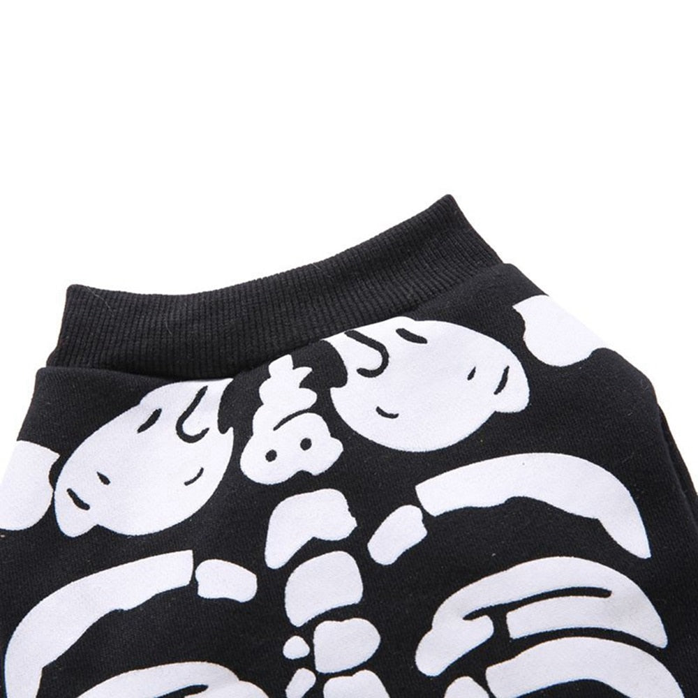 Skeleton Costume for Cat