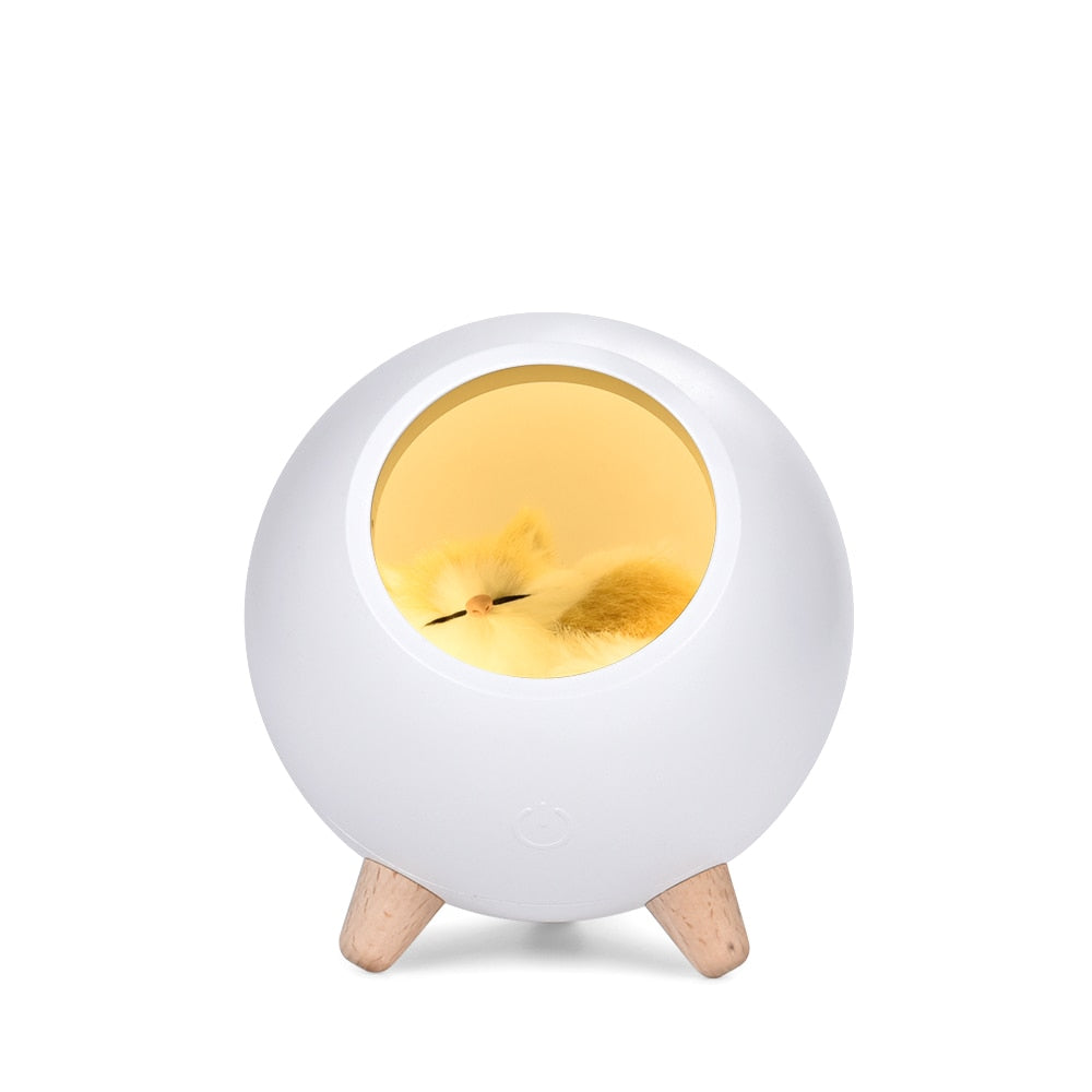 Sleeping Cat Night Light