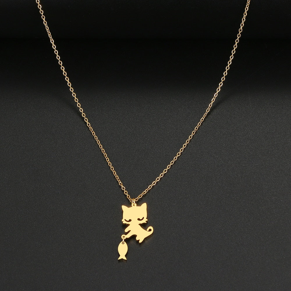 Small Cat Necklace
