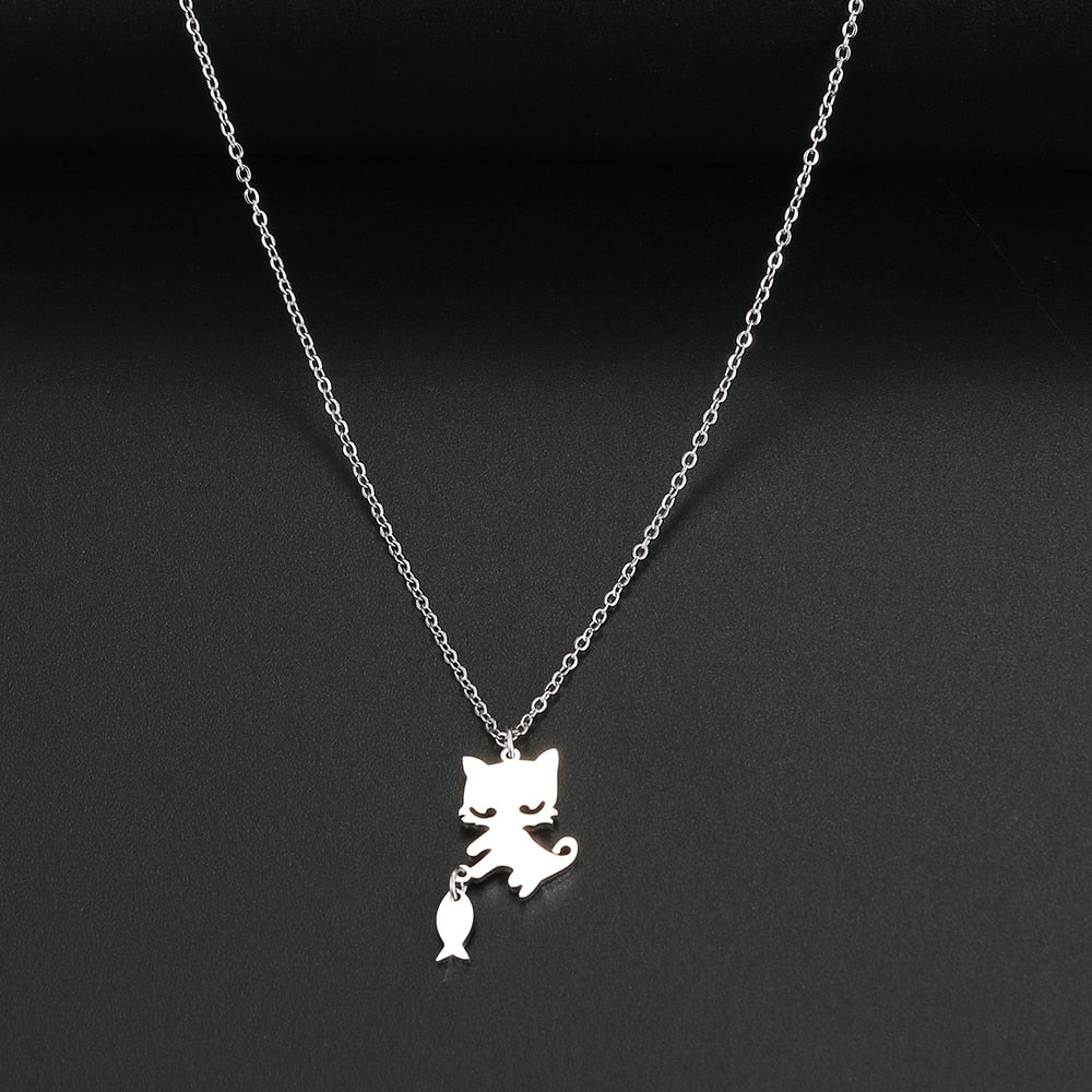 Small Cat Necklace