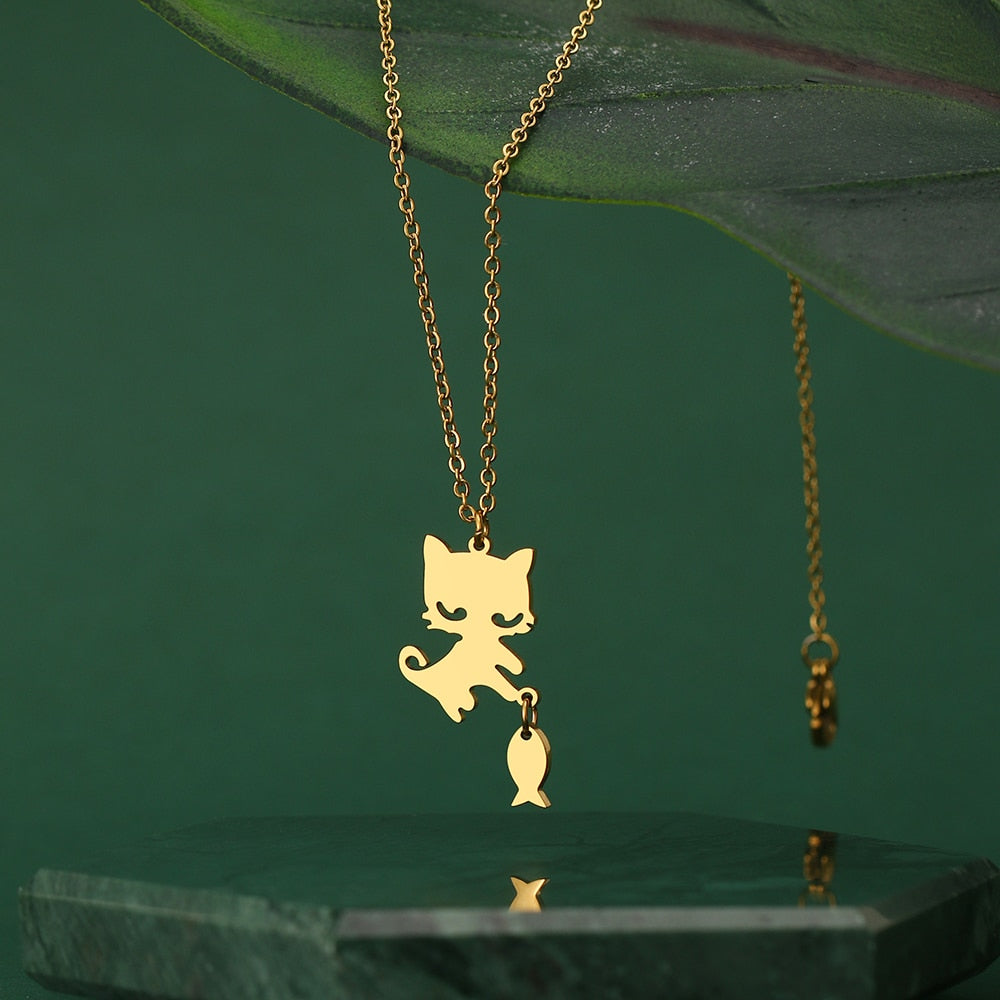 Small Cat Necklace