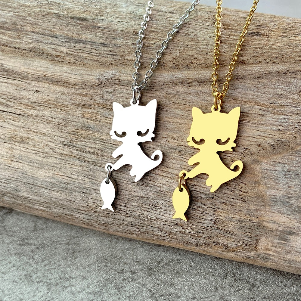 Small Cat Necklace