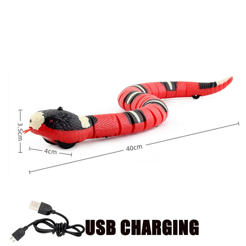 Smart Sensing Snake Cat Toy