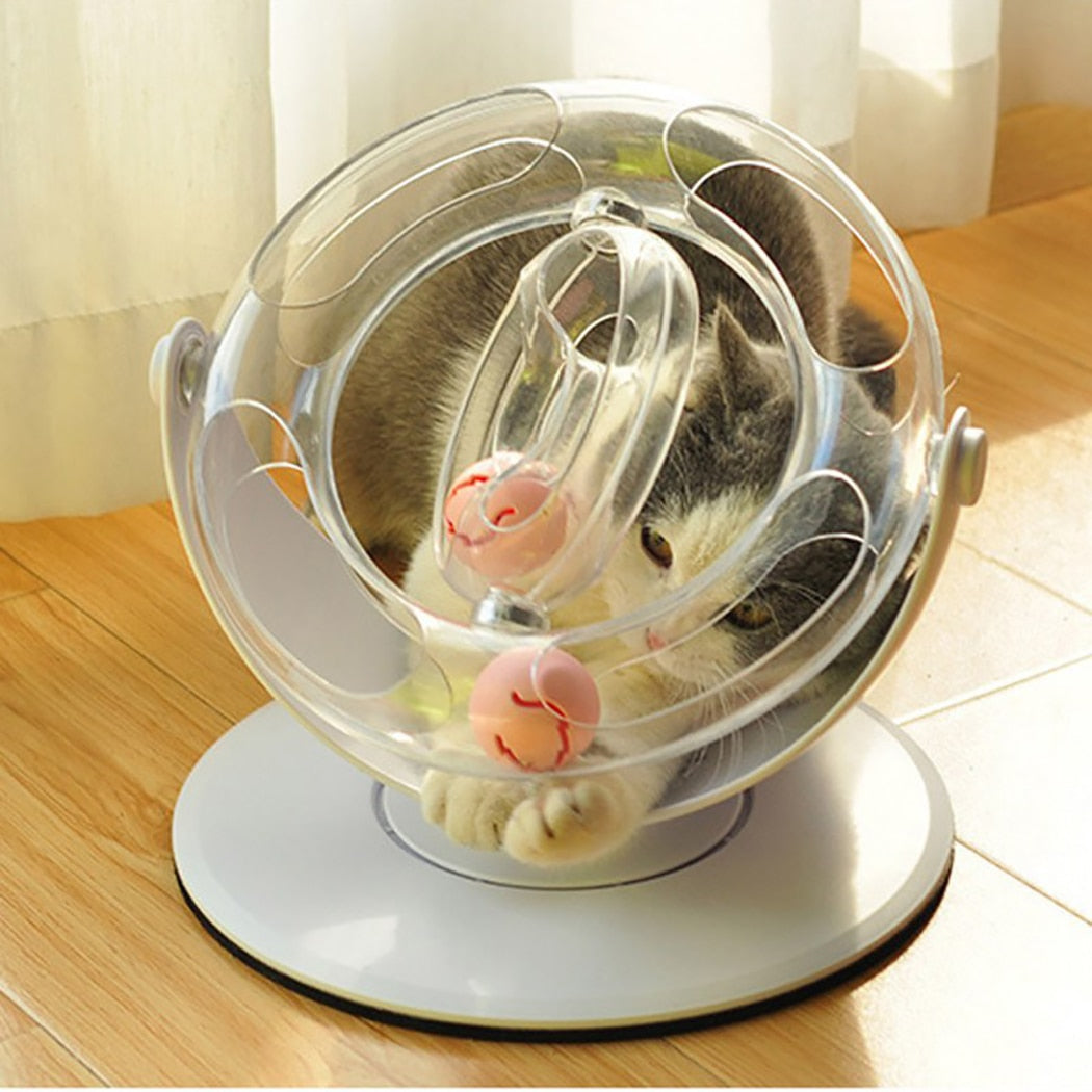 Space Spinning Ball Cat Toy