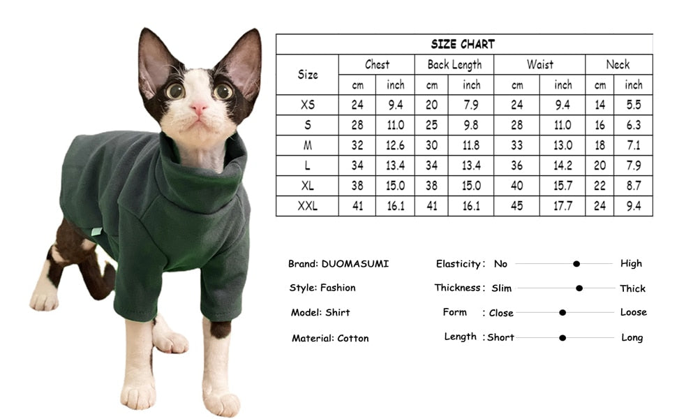 Sphynx Cat Clothes