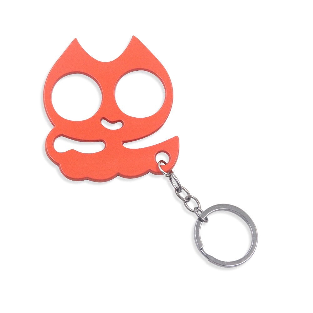 Stabby Cat Keychain