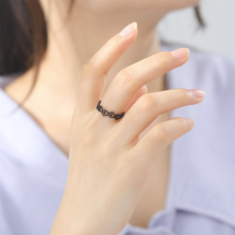 Stainless Steel Cat Paw Ring