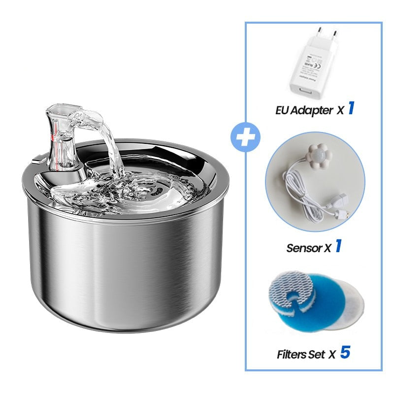 Stainless Steel Cat Water Fountain