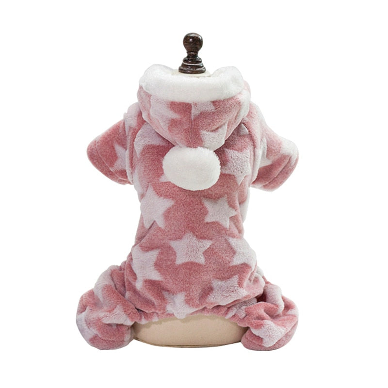 Starry Winter Jacket Clothes for Cats