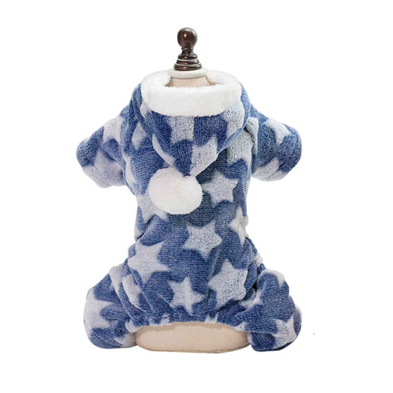 Starry Winter Jacket Clothes for Cats