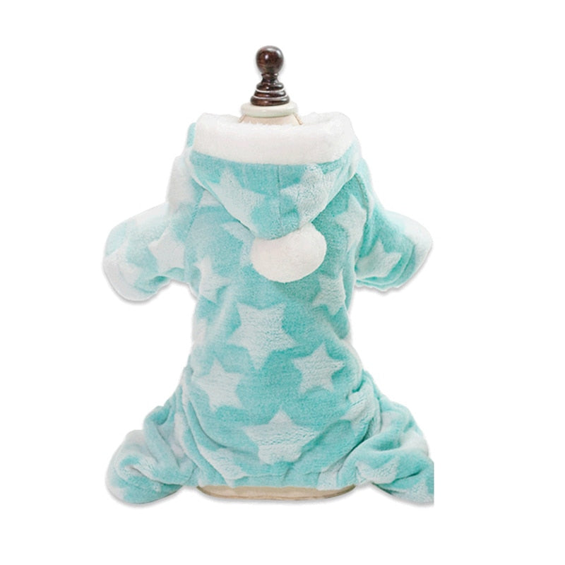 Starry Winter Jacket Clothes for Cats