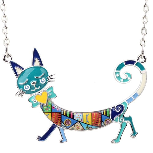 Steampunk Cat Necklace