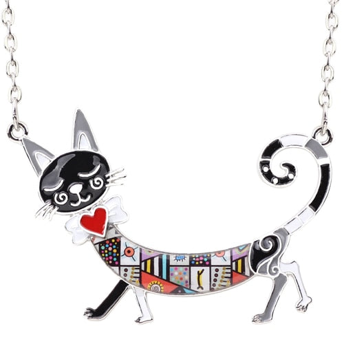 Steampunk Cat Necklace