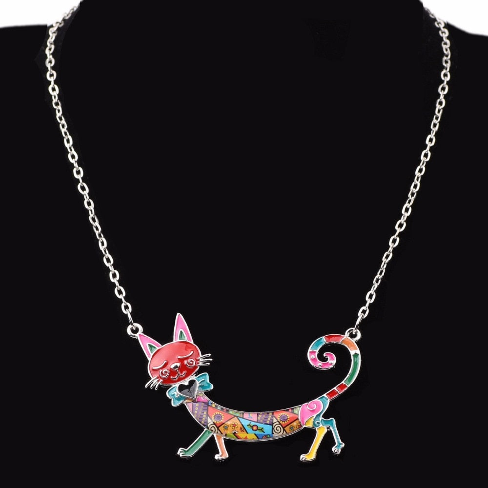 Steampunk Cat Necklace