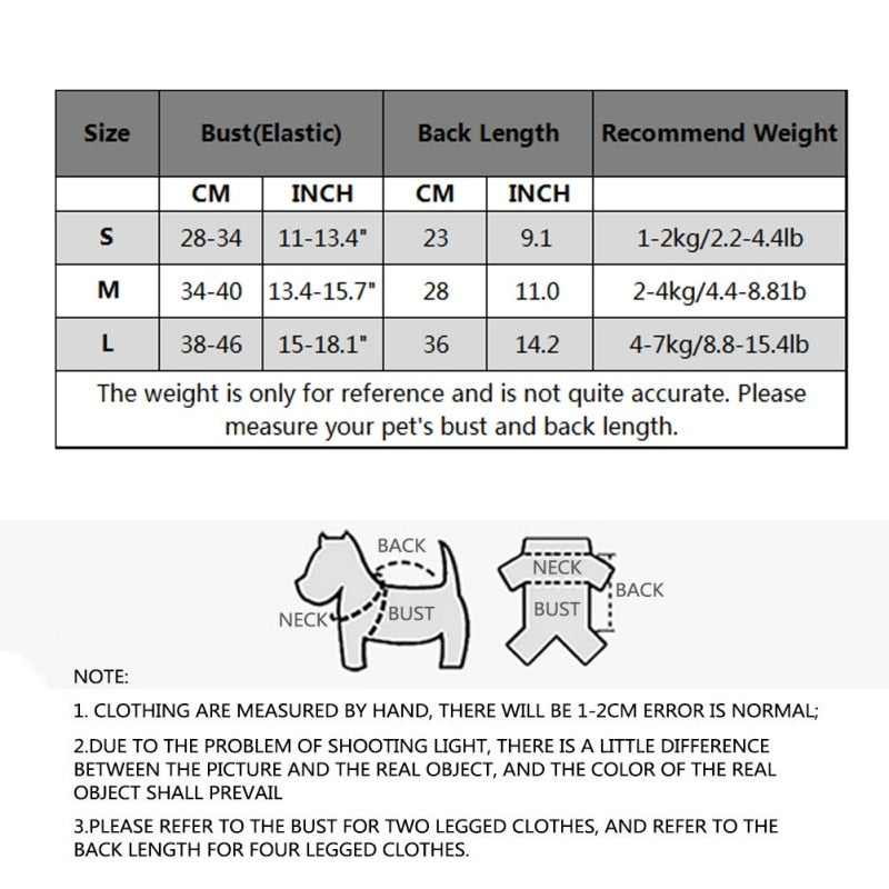 Sterilization Suit Clothes for Cat