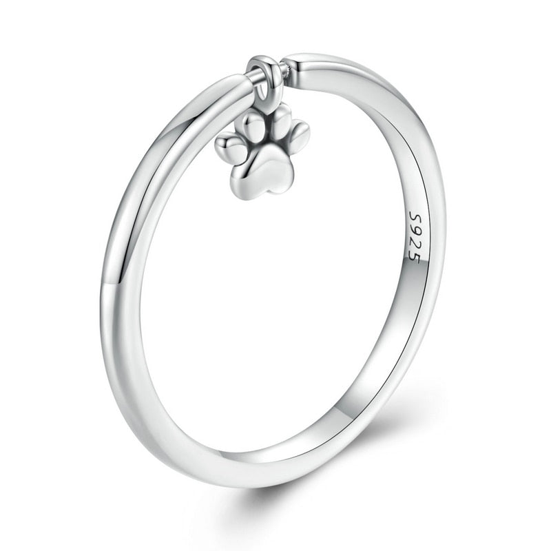 Sterling Silver Cat Paw Ring
