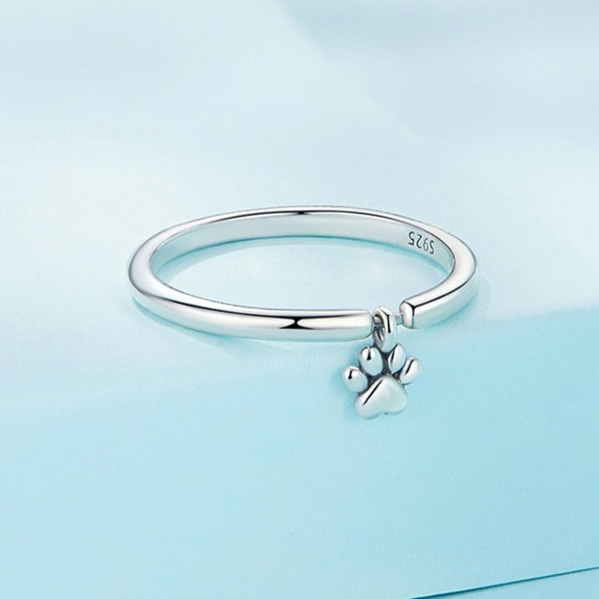 Sterling Silver Cat Paw Ring